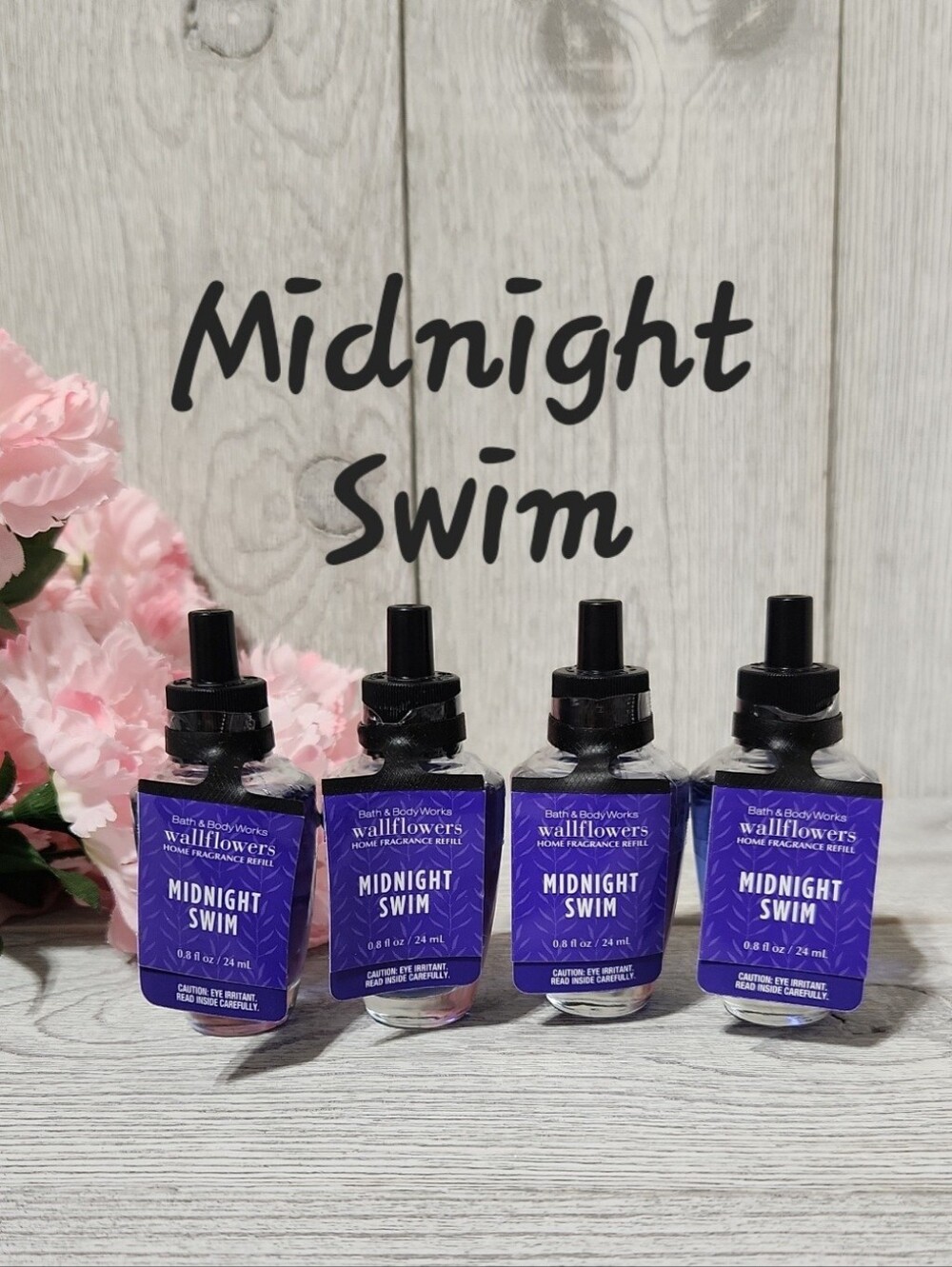 Bath & Body Works Midnight Swim Wallflower Refills X4